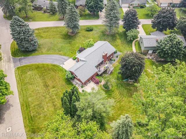38 Meadowview Dr, Howell, MI 48843 - aerial view of residential area
