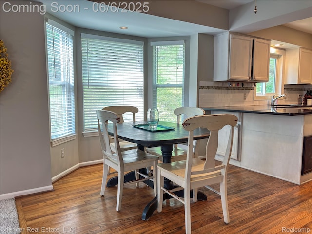 5005 Mohawk Ave, Clarkston, MI 48348 - dining area featuring wood finished floors and baseboards