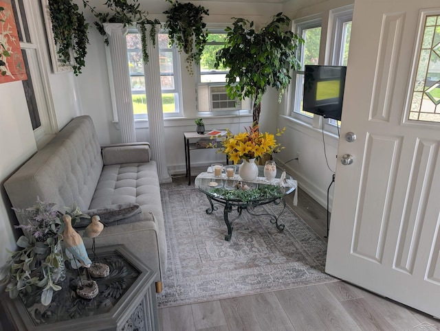 307 Aplin St, Bay City, MI 48706 - living room with wood finished floors