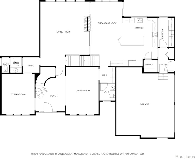 2401 Spyglass Dr, Oakland, MI 48363 - view of home floor plan