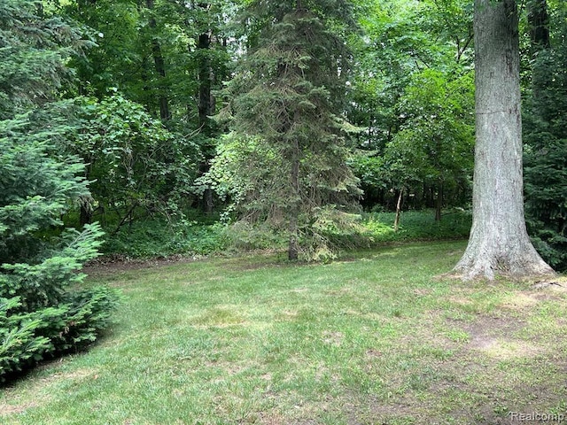 2763 Ranieri Dr, Troy, MI 48085 - view of grassy yard featuring a view of trees