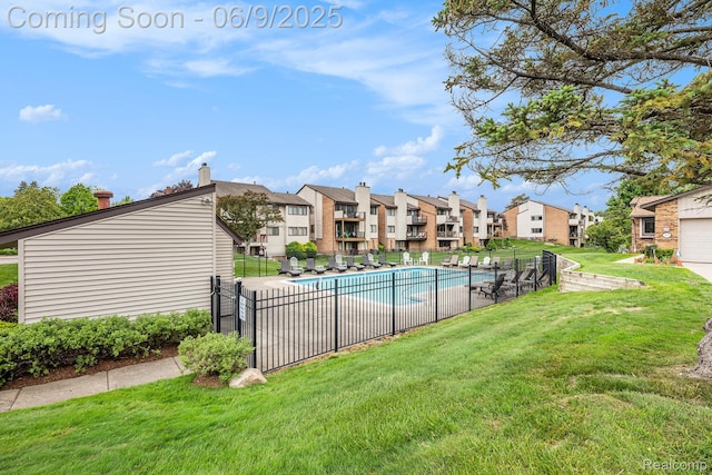 4483 Laurel Club Cir W, Bloomfield, MI 48323 - community pool featuring a residential view