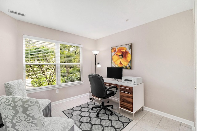 1599 Weatherstone Dr Unit 245, Ann Arbor, MI 48108 - office with baseboards and light tile patterned flooring