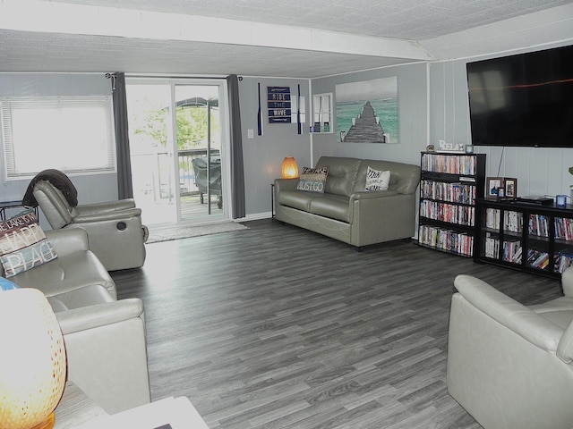 31908 Decker Rd, Colon, MI 49040 - living room with wood finished floors and baseboards