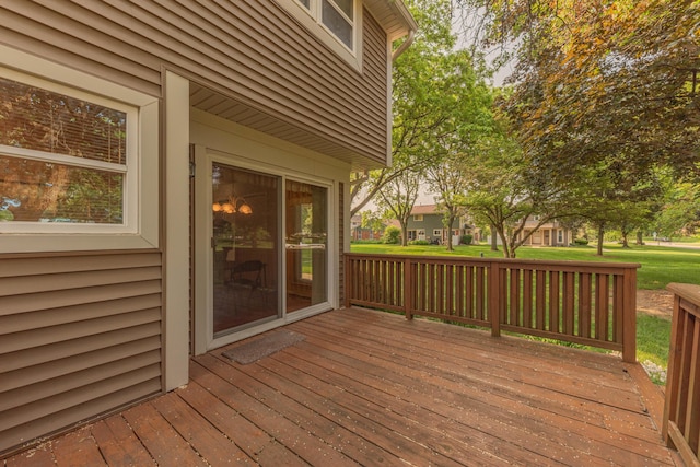 2705 Winthrop Ct, Ann Arbor, MI 48104 - view of wooden terrace