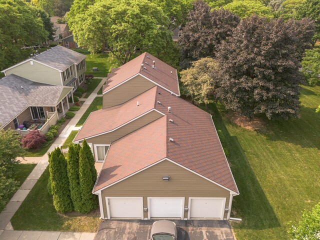 2705 Winthrop Ct, Ann Arbor, MI 48104 - view from above of property