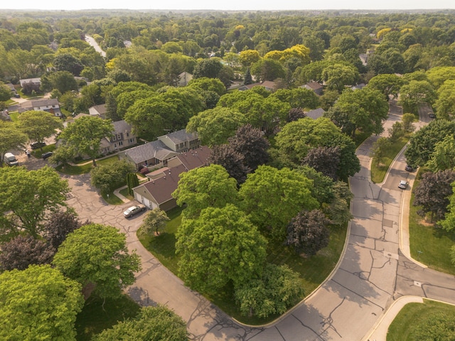 2705 Winthrop Ct, Ann Arbor, MI 48104 - aerial view of residential area with a forest