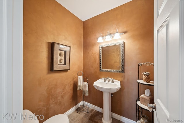 14163 Longneedle Ct, Shelby Twp, MI 48315 - half bathroom featuring toilet and tile patterned floors