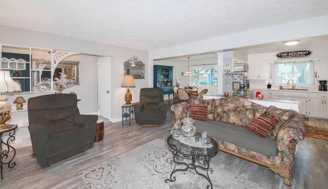 4143 Browning Dr, Saint Joseph, MI 49085 - living room with light wood-style flooring