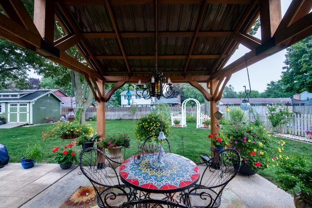 4143 Browning Dr, Saint Joseph, MI 49085 - view of patio with outdoor dining area
