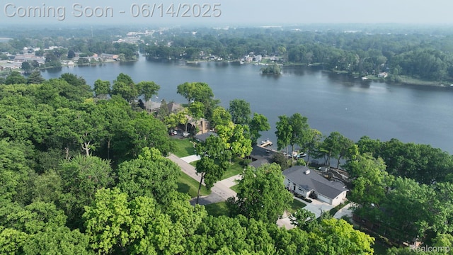6624 Wellesley Ter, Clarkston, MI 48346 - aerial view of property's location with a nearby body of water