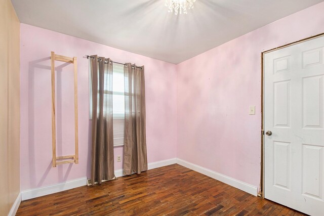 15765 Mason St, Union, MI 49130 - empty room featuring baseboards and wood finished floors