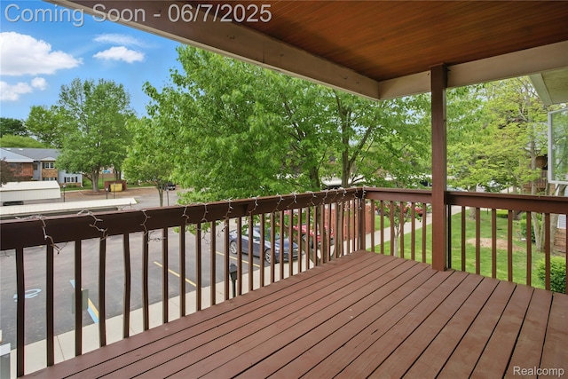 1332 Shoemaker Dr Unit 1332, Belleville, MI 48185 - view of wooden terrace