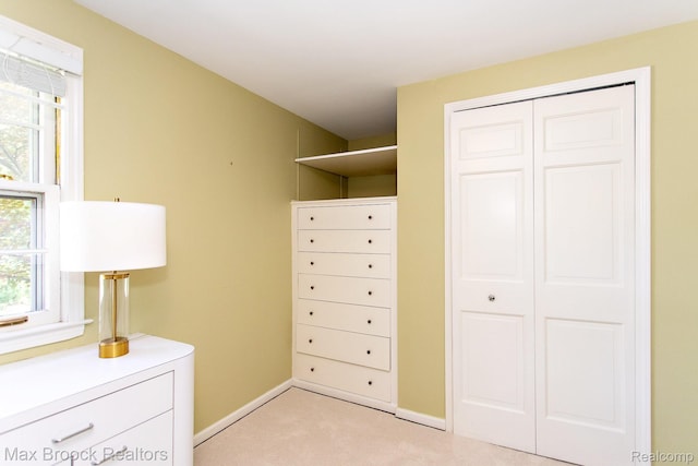 8019 Concord Rd, Huntington Woods, MI 48070 - bedroom featuring light colored carpet and a closet
