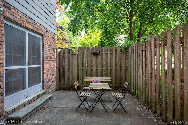 8019 Concord Rd, Huntington Woods, MI 48070 - fenced backyard with a patio and a gate