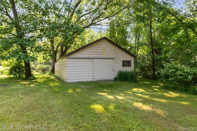 5740 M 66, East Leroy, MI 49051 - view of garage