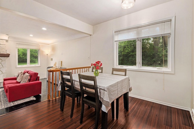 4014 Orchard Crest Dr, West Bloomfield, MI 48322 - dining area featuring wood finished floors, healthy amount of natural light, baseboards, and recessed lighting