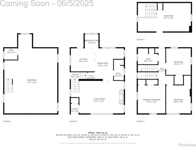14953 Winthrop St, Detroit, MI 48227 - property floor plan