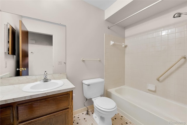 11919 Ina Dr, Sterling Heights, MI 48312 - bathroom featuring vanity and bathtub / shower combination