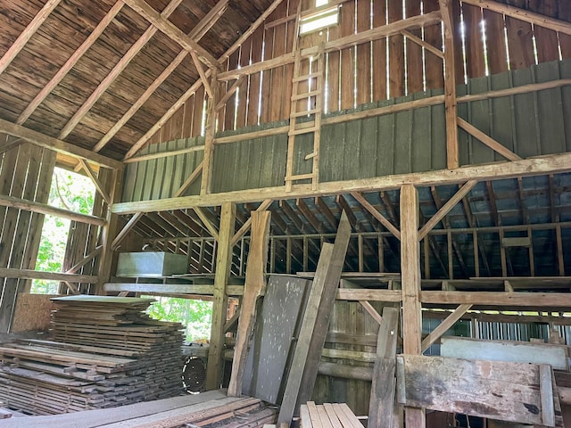 5125 S 148th Ave, Hesperia, MI 49421 - miscellaneous room with vaulted ceiling