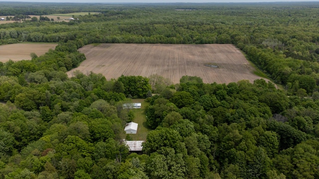 5125 S 148th Ave, Hesperia, MI 49421 - aerial overview of property's location featuring a forest and rural landscape