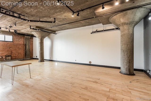 460 W Canfield Street Loft 207/ Unit 16, Detroit, MI 48201 - garage featuring baseboards
