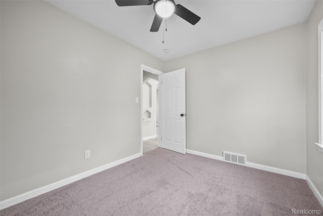 19215 Winthrop St, Dearborn, MI 48235 - carpeted empty room with ceiling fan and baseboards