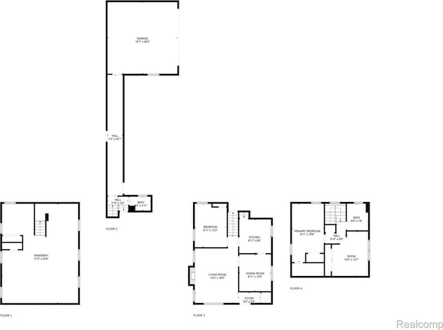 19215 Winthrop St, Dearborn, MI 48235 - property floor plan