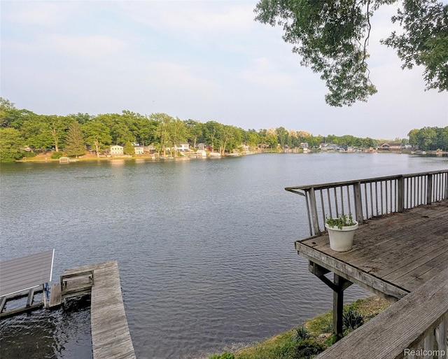 15229 Longfellow Dr, Byron, MI 48418 - dock area featuring a water view
