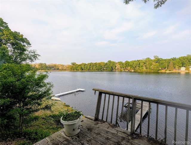 15229 Longfellow Dr, Byron, MI 48418 - dock area featuring a water view