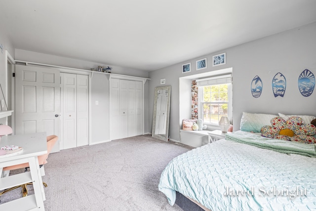 6872 Forest Valley Dr SE, Grand Rapids, MI 49546 - carpeted bedroom with two closets