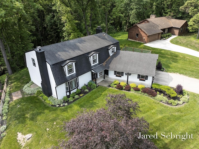 6872 Forest Valley Dr SE, Grand Rapids, MI 49546 - aerial view of property and surrounding area with a heavily wooded area