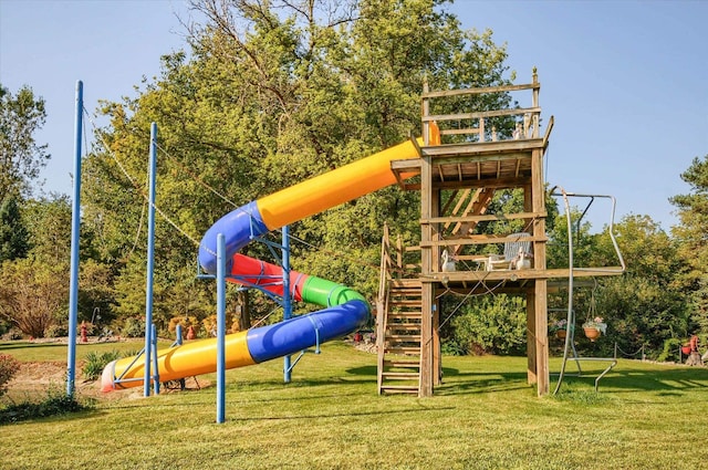 5379 N Irish Rd, Davison, MI 48423 - view of playground with a yard