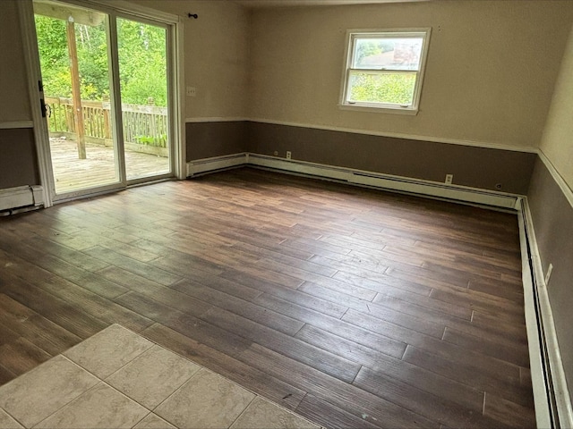 1965 E Kimmel Rd, Jackson, MI 49201 - unfurnished room featuring dark wood-style floors