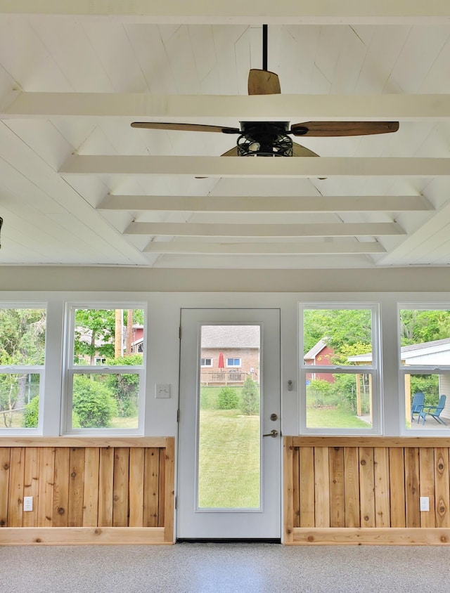 121 S Marshall St, New Buffalo, MI 49117 - unfurnished sunroom with plenty of natural light