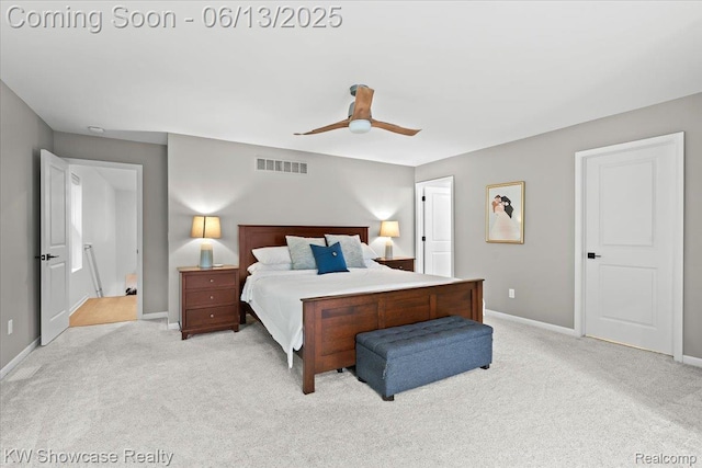 3278 Tyler Ave, Berkley, MI 48072 - carpeted bedroom featuring baseboards and ceiling fan