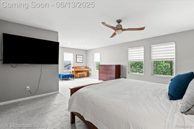 3278 Tyler Ave, Berkley, MI 48072 - bedroom with carpet flooring and ceiling fan