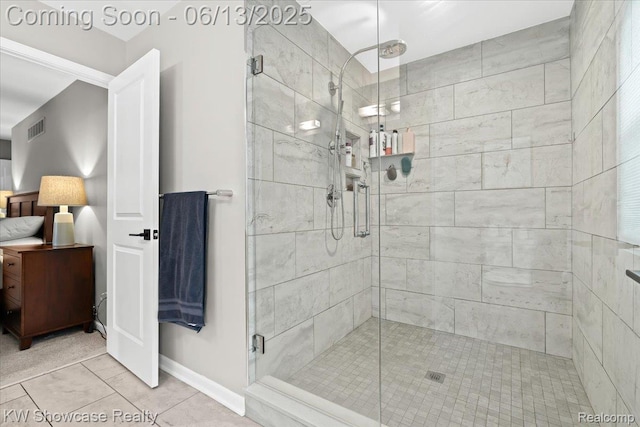 3278 Tyler Ave, Berkley, MI 48072 - full bathroom featuring a stall shower and tile patterned flooring