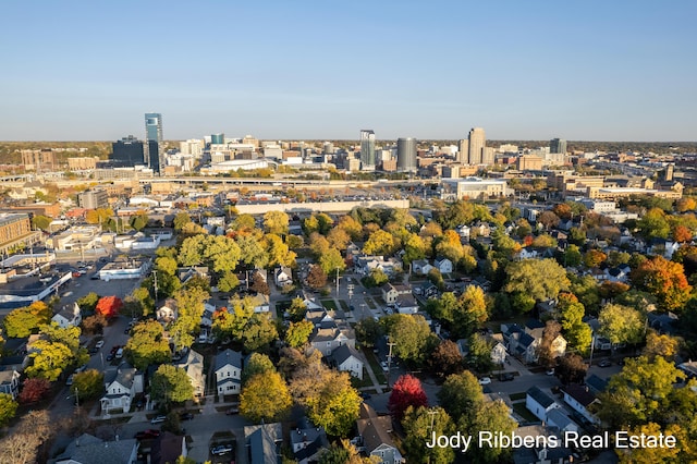226 Sunset Ave NW, Grand Rapids, MI 49504 - aerial view of property and surrounding area with nearby urban area