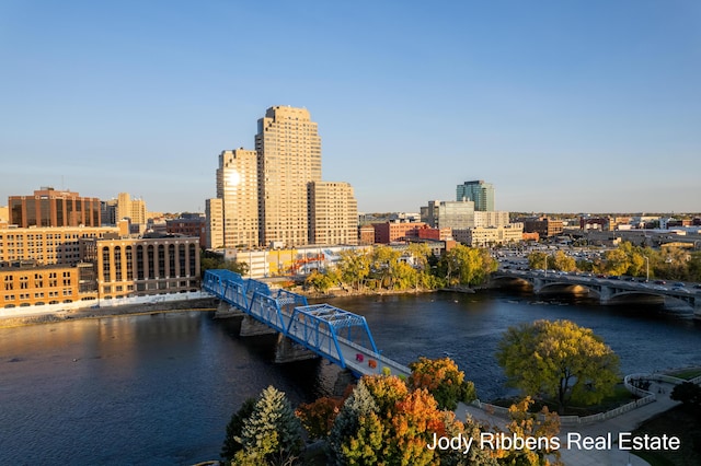 226 Sunset Ave NW, Grand Rapids, MI 49504 - view of city featuring a notable bridge and a large body of water