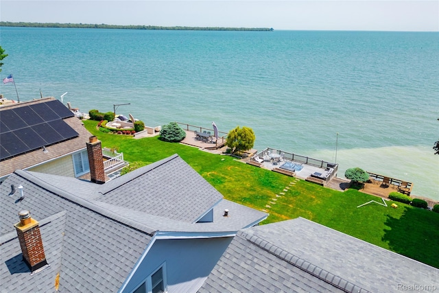 29899 E River Rd, Grosse Ile, MI 48138 - aerial view of a large body of water