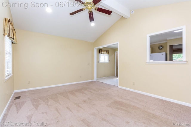 30731 Middlebury St, Westland, MI 48186 - unfurnished room featuring ceiling fan, carpet, and recessed lighting