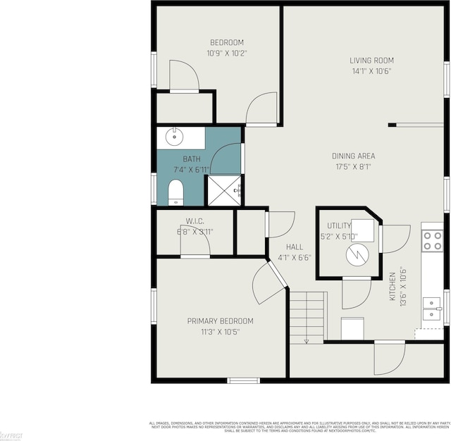 148 N Wayne Rd, Westland, MI 48185 - property floor plan