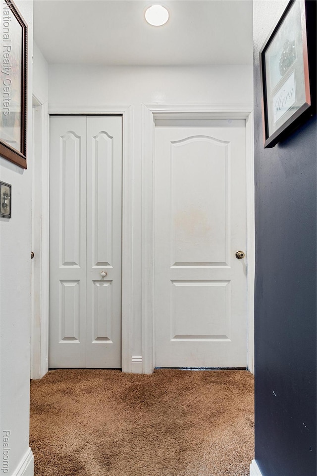 17710 Trinity St, Detroit, MI 48219 - corridor with carpet floors