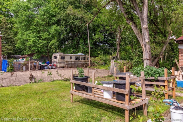 17710 Trinity St, Detroit, MI 48219 - view of yard with a vegetable garden