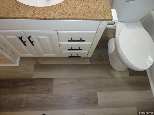 220 W Yale Ave, Pontiac, MI 48340 - bathroom featuring toilet and wood finished floors