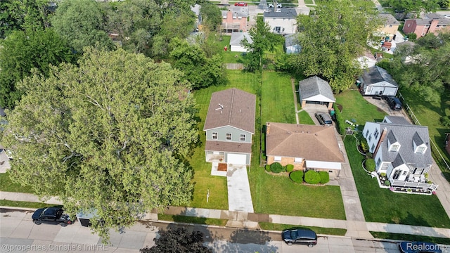 22114 Pleasant Ave, Eastpointe, MI 48021 - aerial overview of property's location with nearby suburban area