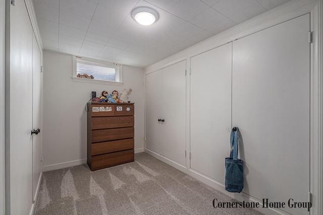 2308 Godwin Ave SE, Grand Rapids, MI 49507 - below grade area with light colored carpet and baseboards