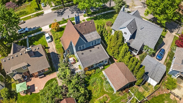 1308 Linwood Ave, Ann Arbor, MI 48103 - aerial perspective of suburban area