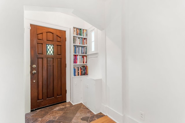 1308 Linwood Ave, Ann Arbor, MI 48103 - entrance foyer with dark stone finish floors
